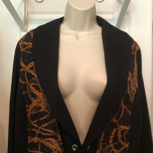 Goa Long Blazer gray with accents Size 14 - Picture 4 of 6